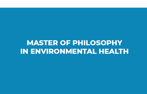 MPhil/PhD in Environmental Health